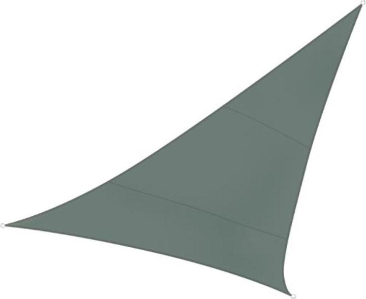 Perel VOILE DE SOLEIL - TRIANGULAIRE - 5 x 5 x 5 m - COULEUR : GRIS VERT (500 x 500 cm)