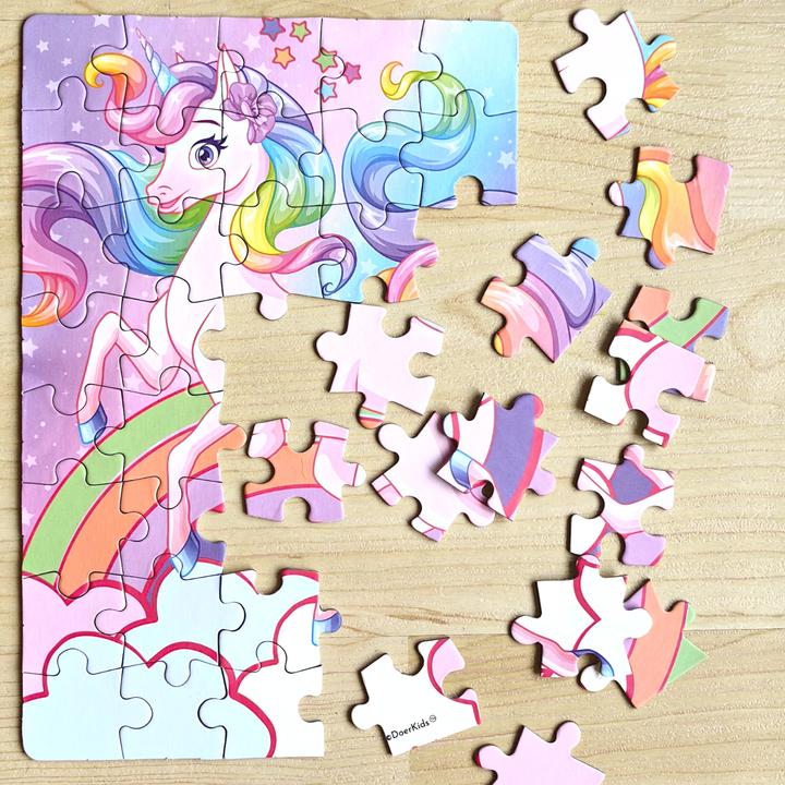 Produktbild DoerKids Mini Puzzle Einhorn 40 Stk. (40 Teile)