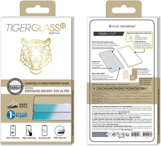 Produktbild Muvit Tiger Glass Plus Verre Trempe Antibacterie: Samsung Galaxy S20ultra/5g (1 Stk., Samsung Galaxy S20 Ultra)