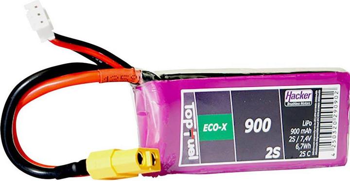 Immagine prodotto Hacker Batteria LiPo 25C (7.40 V, 900 mAh)