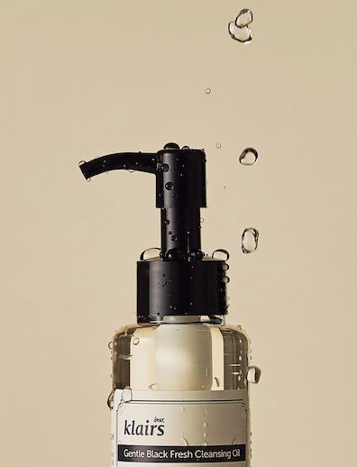 Actual product image Klairs Gentle Black Fresh Cleansing Oil (Cleansing oil, 150 ml)
