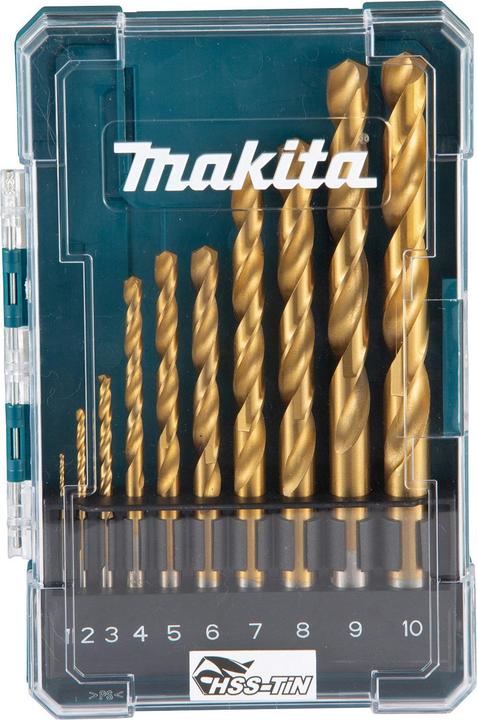 Makita Set di punte da trapano HSS D-72849 (1,0-10 mm)