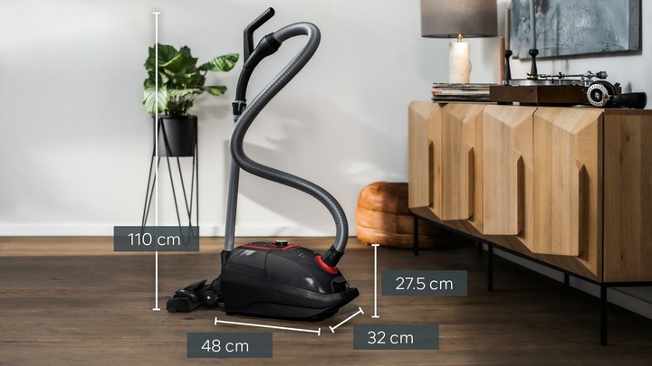 Image du produit Siemens Aspirateur avec sac, Z 7.0, Gris, VSZ7XTRM