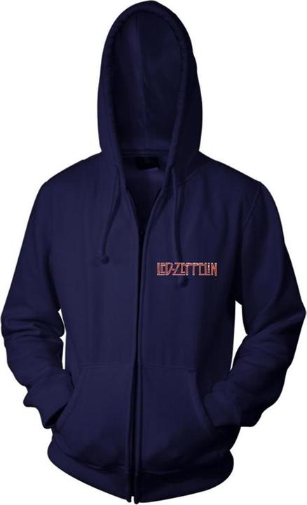 Produktbild Led Zeppelin Photo Kapuzenpullover Durchgehender Reissverschluss (S)