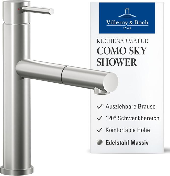 Produktbild Villeroy & Boch Como Sky Shower Küchenarmatur, aus Edelstahl