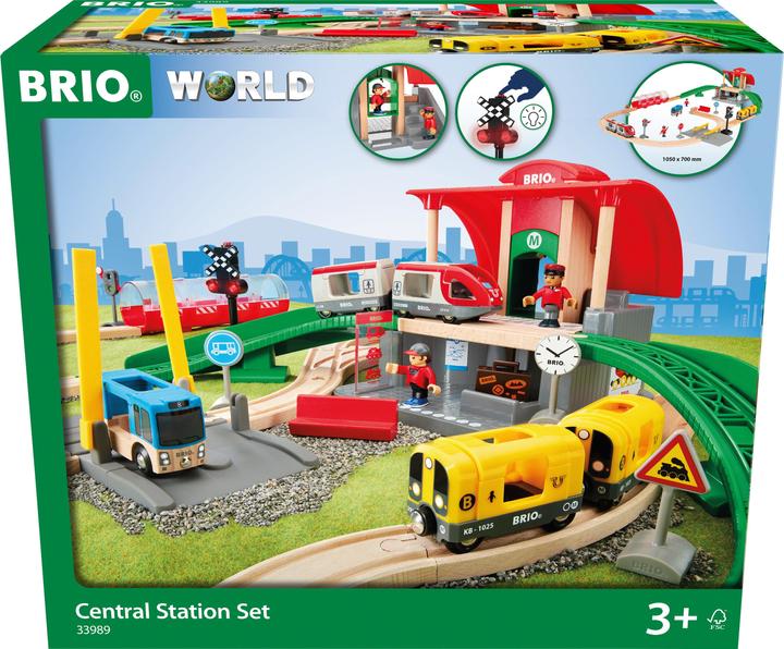 Actual product image Brio Large City Train Station Set