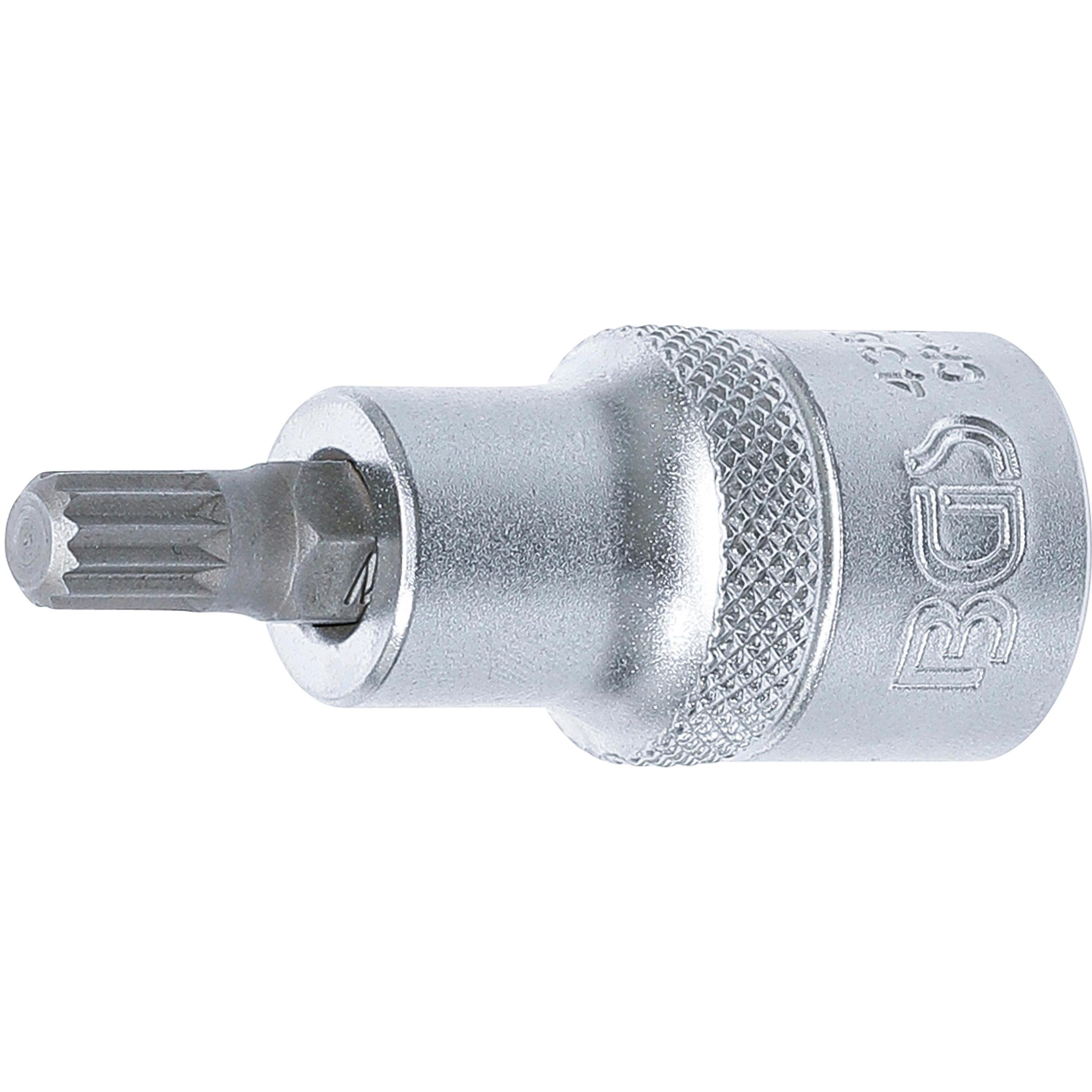 BGS, Bits, Bit-Einsatz Antrieb Innenvierkant 12,5 mm (1/2") Innenvielzahn (für XZN) M8 (12,5 mm)