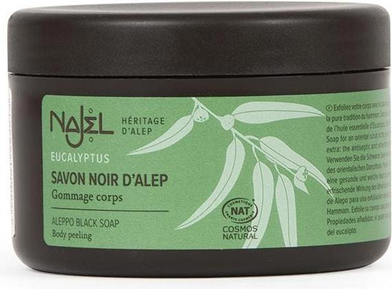 Najel Exfoliant corporel Savon d'Alep noir (180 ml)