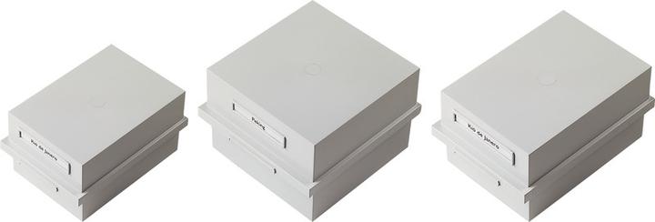Actual product image Helit Card index box with lid the admin (A6)