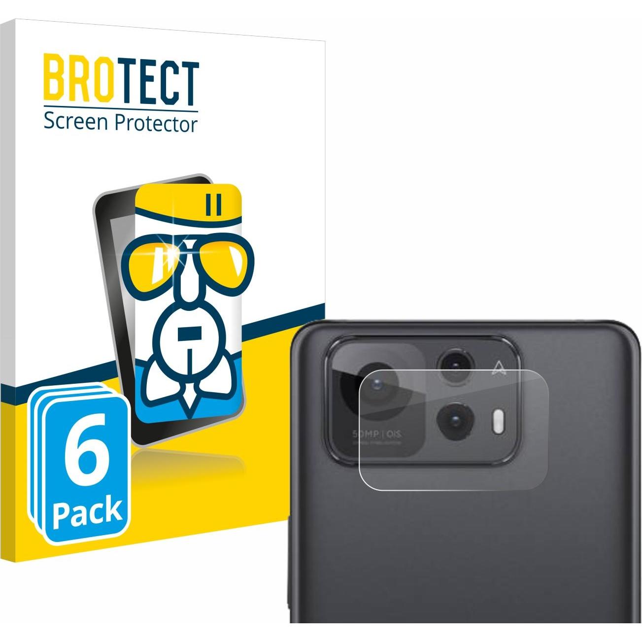 BROTECT Schutzglas Schutzfolie Displayschutz Display Schutz Glas Folie klar (6 Stück, Asus Zenfone 12 Ultra), Smartphone...
