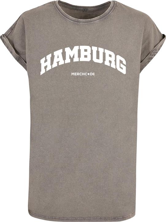 Immagine prodotto Merchcode Maglietta da donna Hamburg Wording - Lavaggio acido - 116379 (M)