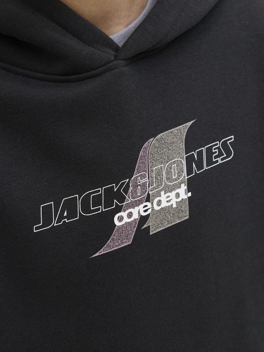 Actual product image Jack & Jones Jcotier Front Print Sweat Hood Sn Jnr (176)