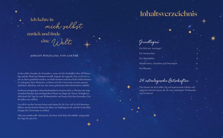 Actual product image My Astrology Advent Calendar Book: Cosmic Christmas
