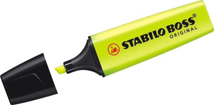 Produktbild STABILO BOSS ORIGINAL Textmarker (Gelb, 5 mm, 10 x)