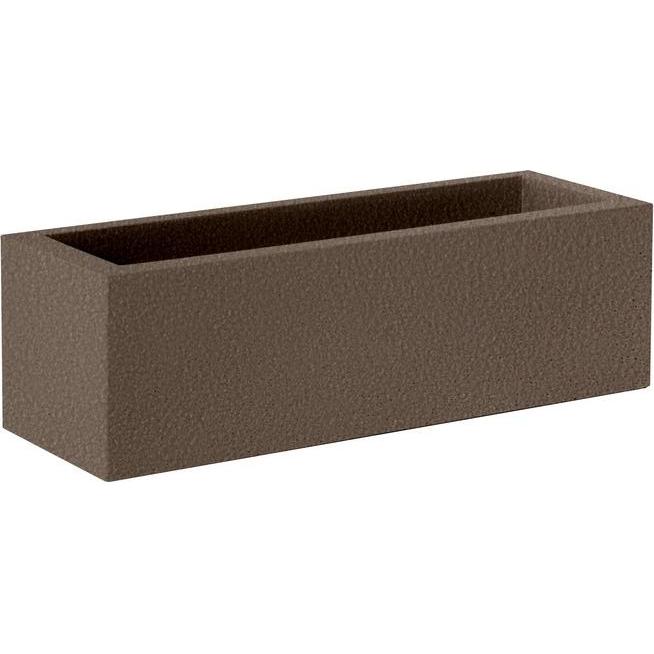 Newgarden, Blumentopf, JARA 100 Pflanentopf XXL gross eckig 100x40x36cm bronze 61L mit Wasserspeicher outdoor (40 cm)