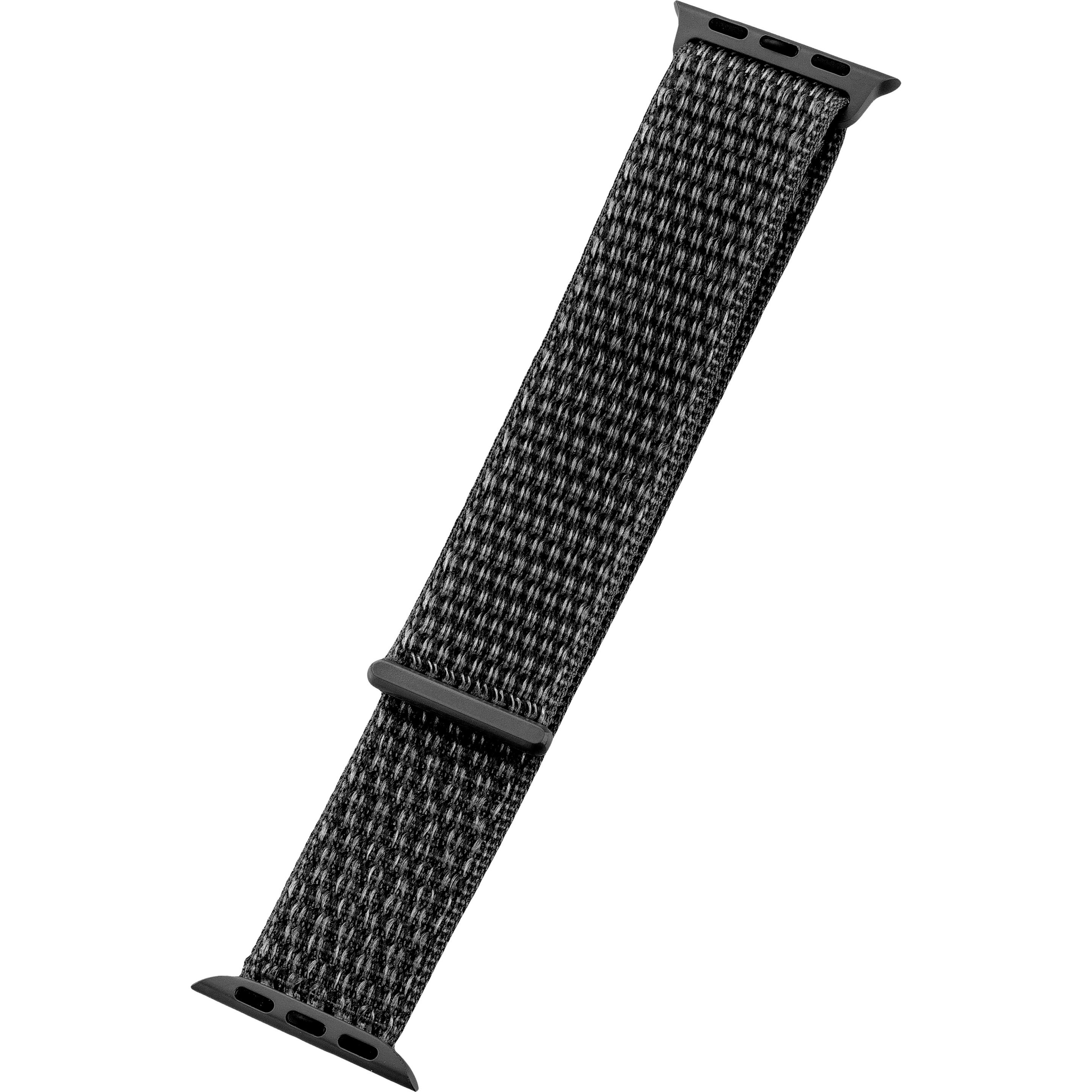 Thumbnail - Peter Jäckel Armband 20mm Nylon Dark Black (Nylon), Uhrenarmband, Schwarz