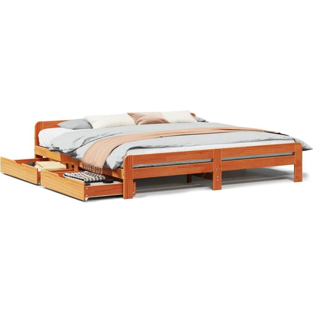VidaXL, Bett, Bett ohne Matratze 180x200 (180 x 200 cm)
