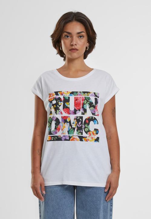 Actual product image Merchcode Ladies RUN DMC Floral Tee (S)