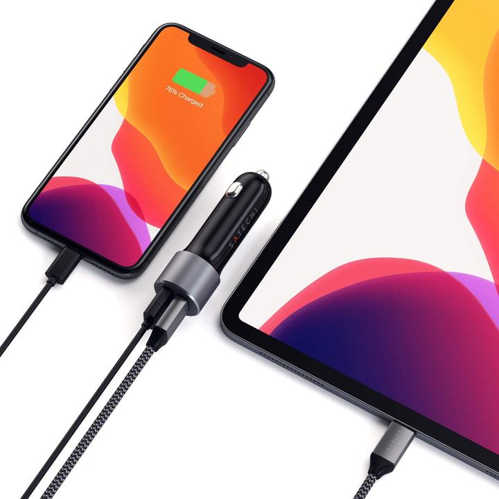 Immagine prodotto Satechi Caricabatterie da auto doppio USB V2