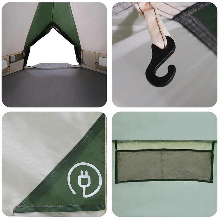 Produktbild vidaXL Campingzelt (8.40 kg, 4 Personen)