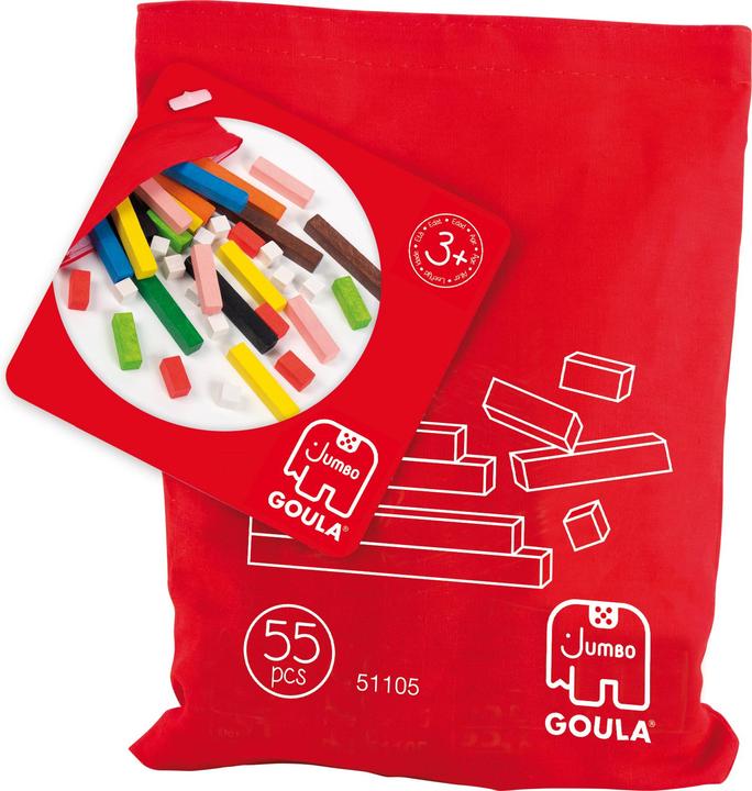 Actual product image Jumbo Unknown Goula - 51105 - Jeu Éducatif et Scientifique - Sac Individuel Réglettes 10x10 (3 - 8 years)