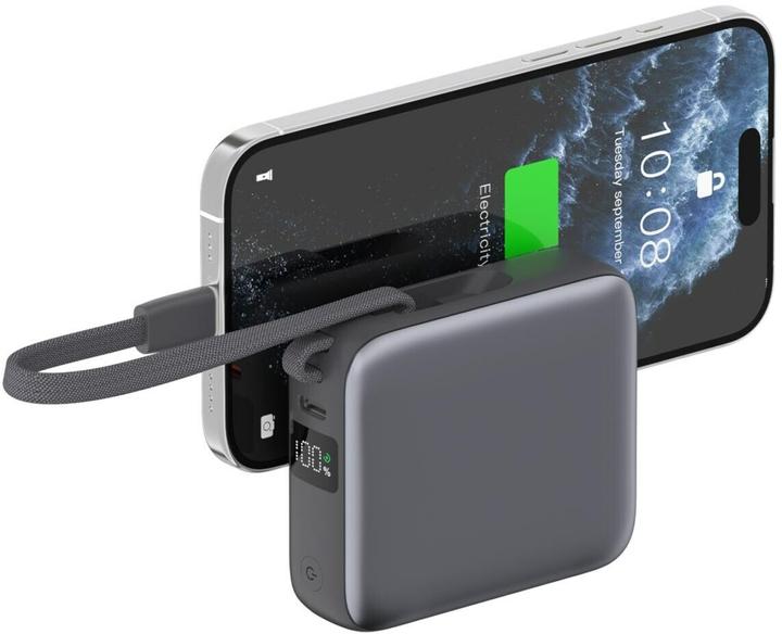 Produktbild 4smarts Powerbank Pocket Dual Cord (10000 mAh, 22.50 W, 38.50 Wh)