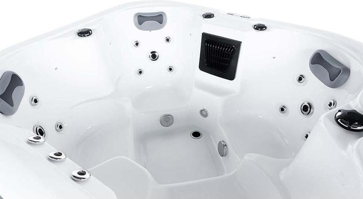 Produktbild Home Deluxe Outdoor Whirlpool RUBY, 19 Massagedüsen, Beleuchtung, Treppe und Thermoabdeckung, 4 Personen (4 Pers.)