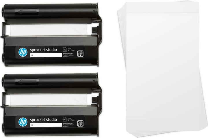 Produktbild HP Sprocket Studio Fotopapier (240 g/m², 10 x 15 cm, 80 x)