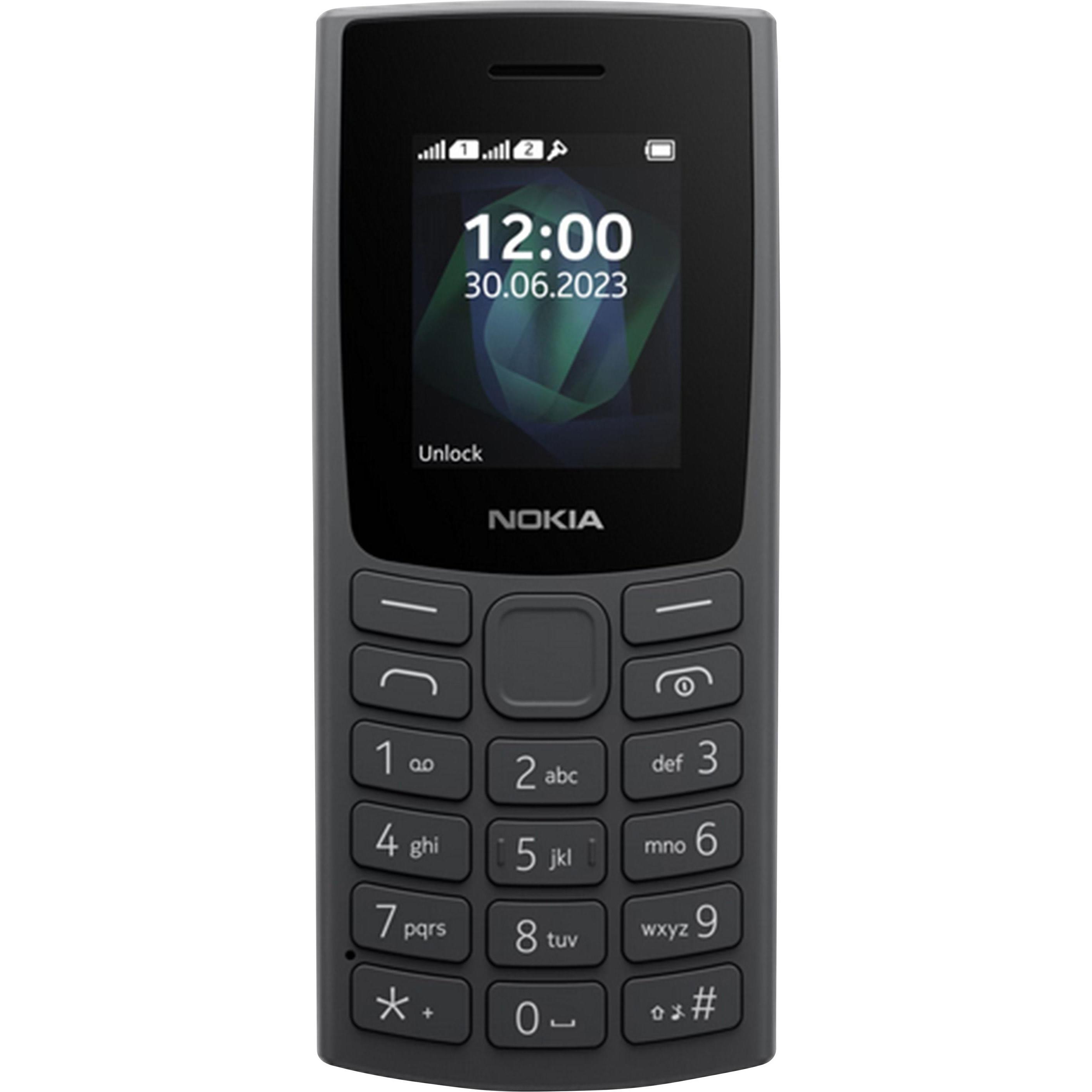 Nokia 105 (2023) (1.77", 2G), Tastenhandy, Schwarz