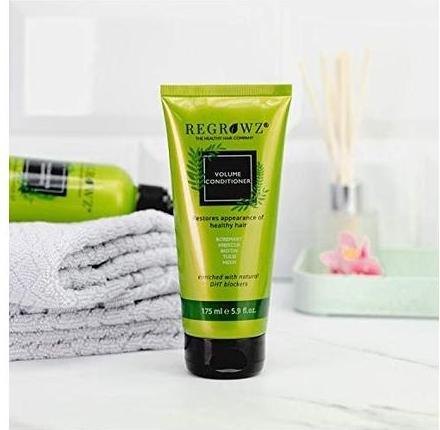 Actual product image Regrowz Volume Conditioner with Hibiscus Trigonella Fruit Extracts and Tea Tree Oil Enriched with Na (175 ml)