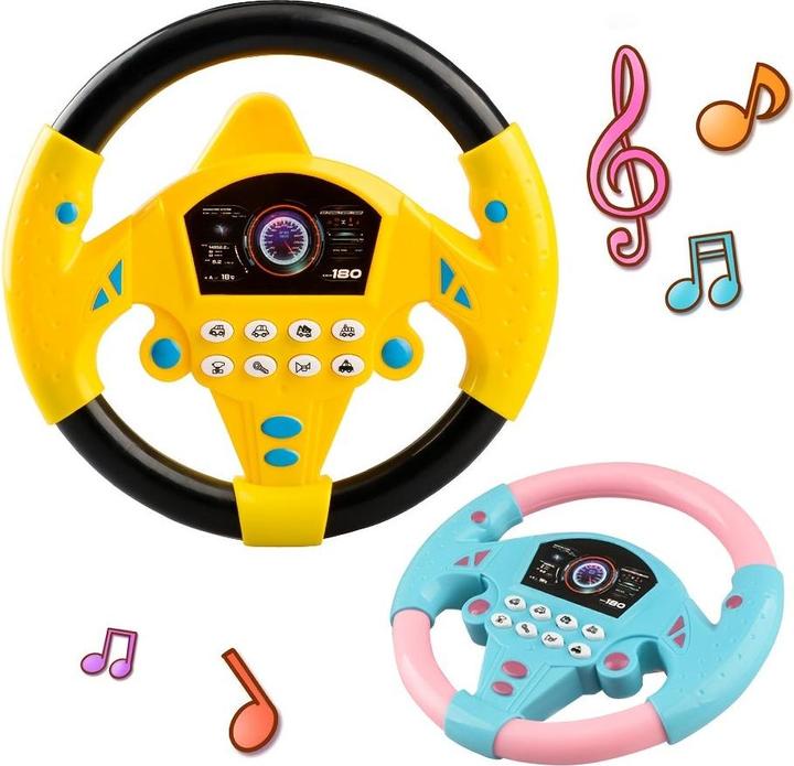 Image du produit Activity Board Jouet de simulation de volant musical Co-Pilot, jouet d'éveil pour enfant, électronique