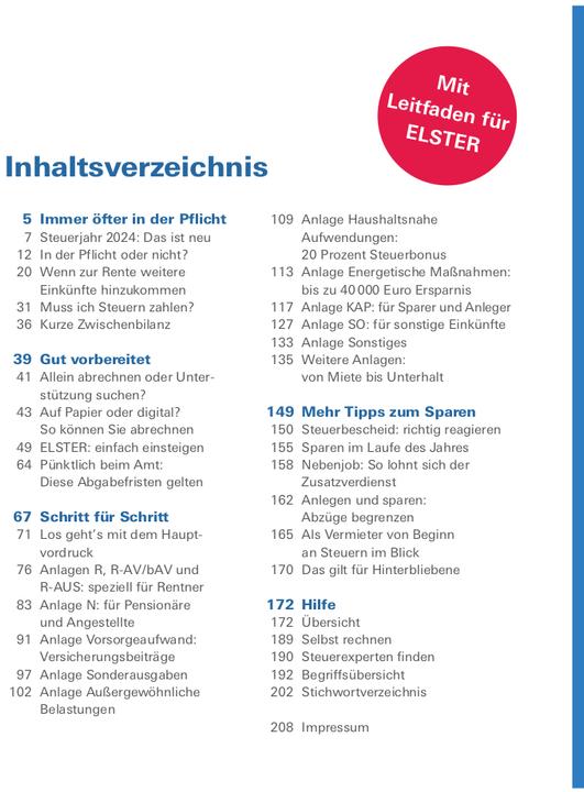 Actual product image Steuererklärung 2024/2025 - Rentner, Pensionäre (German, Udo Reu, 2024)