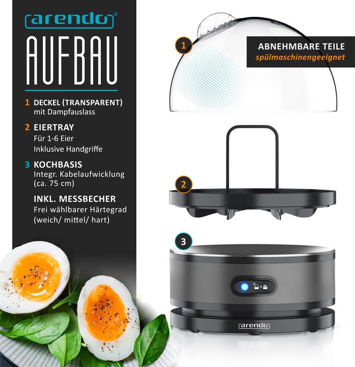 Image du produit Arendo Cuiseur d'oeufs