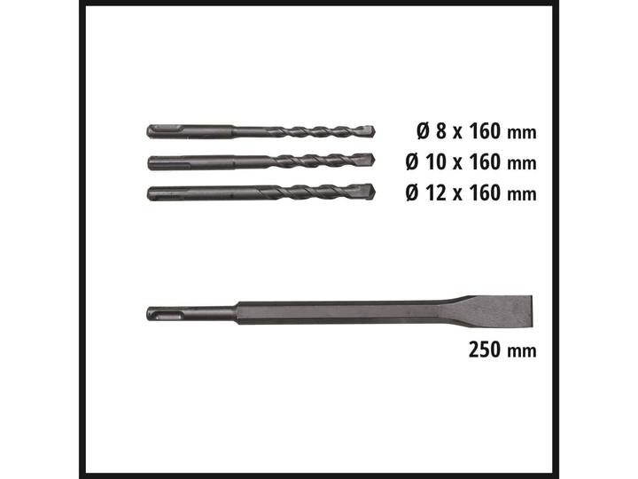 Actual product image Einhell Hammer drill TC-RH 620 4F Kit (Electrical connection)