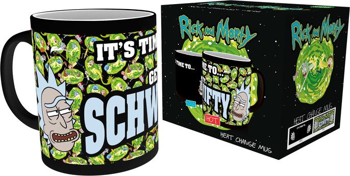 Produktbild GYE Rick and Morty: Get Schwifty - Tasse mit Thermoeffekt (295 ml, 1x)