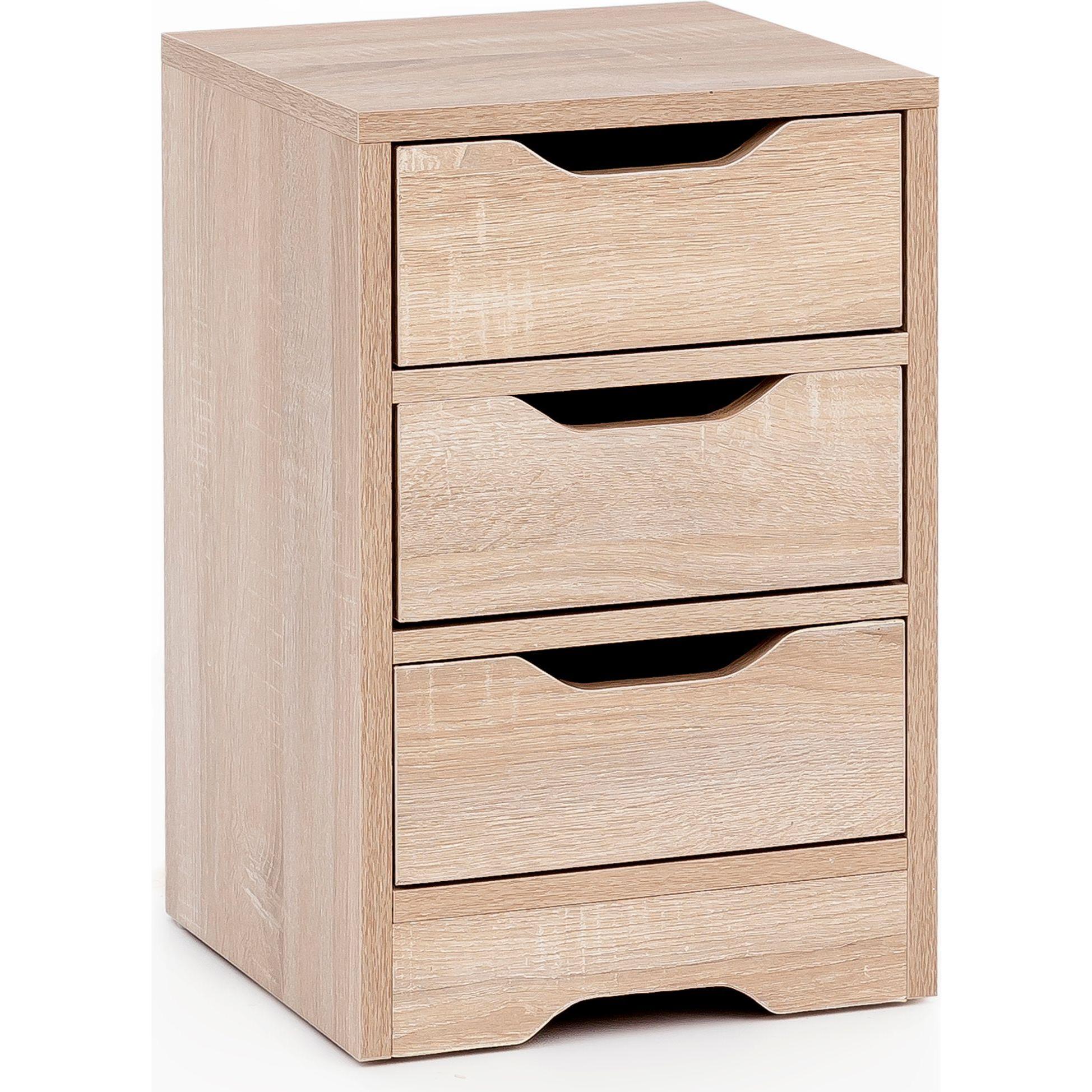 FineBuy, Nachttisch, Twila (31 x 31 x 49 cm)