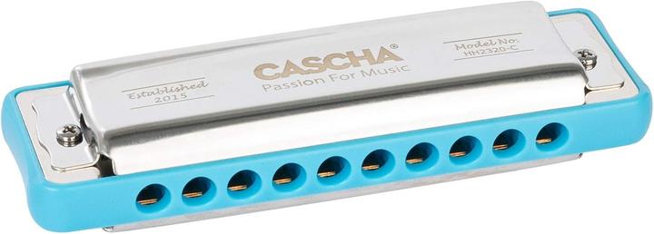 Produktbild Cascha Ocean Rock Harmonica Pack 7 CDEFGABb 7 Harmonica with Bag Blue (Mundharmonika)