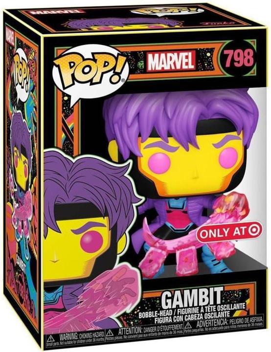 Produktbild Funko Pop! Marvel Black Light : Gambit (798)