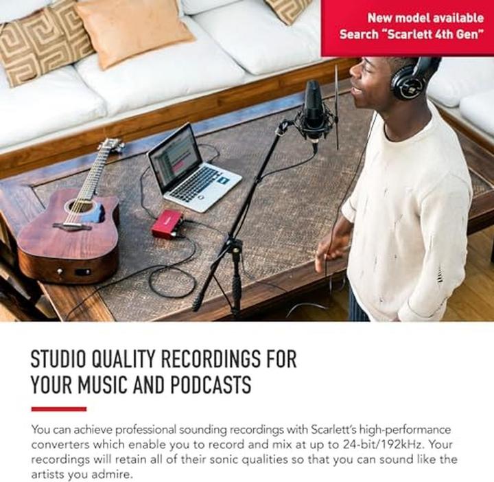 Actual product image Focusrite Scarlett solo 3rd gene (USB)