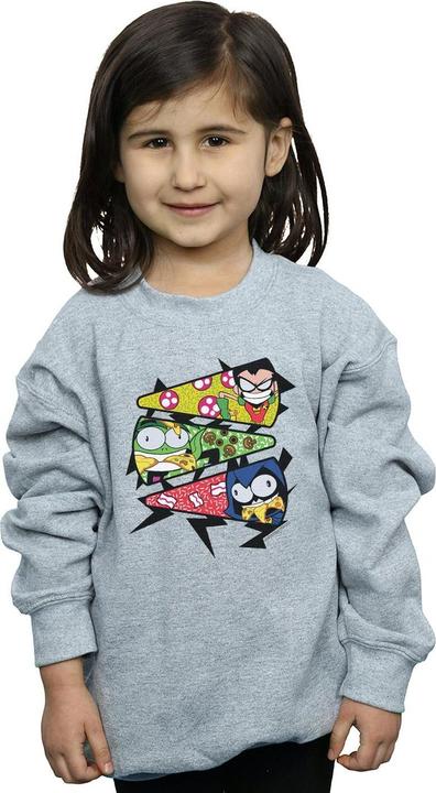 Produktbild Teen Titans Go Pizza Slice Sweatshirt Mädchen (128)