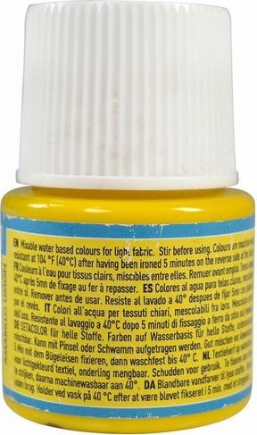 Immagine prodotto Pebeo Setacolor Tessuti Chiari (Giallo limone, 45 ml)
