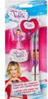 Actual product image Violetta 2 pencils with eraser and sharpener topper (2 x)