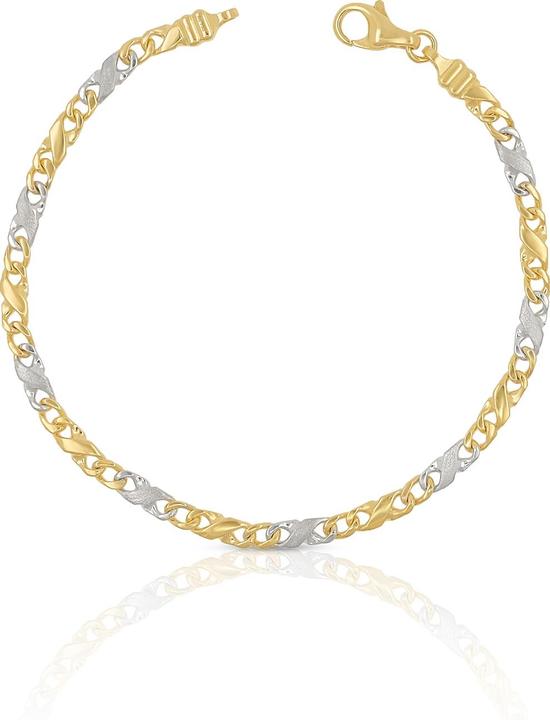 Image du produit Muau Chaîne de 8 (19 cm, Or blanc, Or jaune)