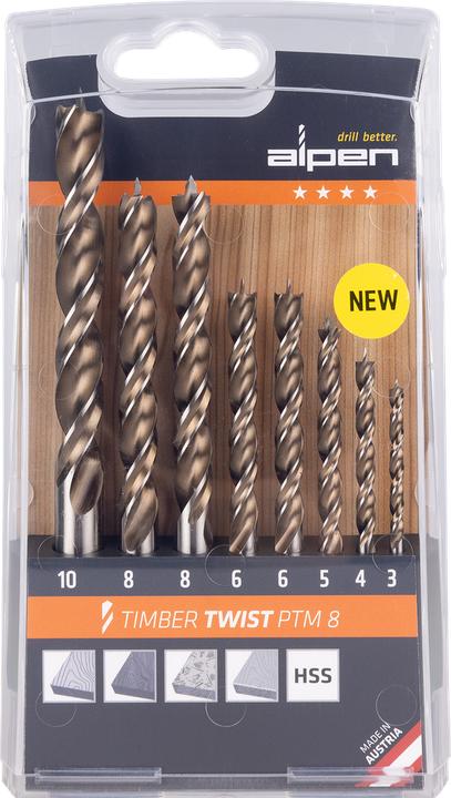 Produktbild Alpen Kassette TIMBER TWIST PTM (10 mm, 3, 4, 5, 6, 8)