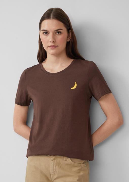 Actual product image S.Oliver T-Shirt Jersey-T-Shirt mit Stickerei (40)