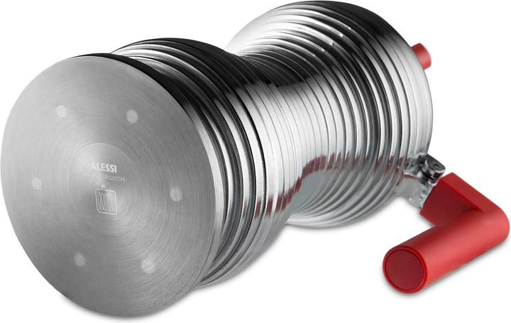 Actual product image Alessi Espresso Maker PULCINA Platinum (6 T.)