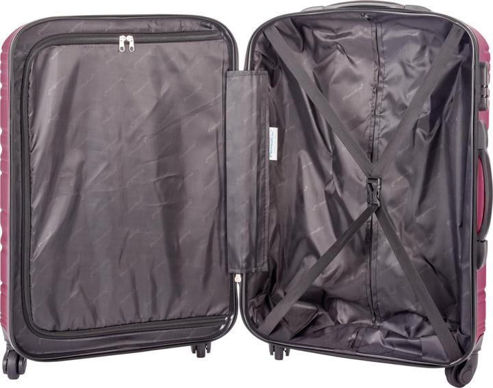 Actual product image Check.In Santiago - 3 piece trolley set berry (194 l)