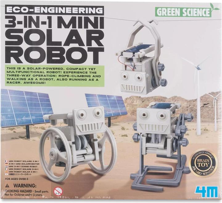 Produktbild 4M Lernspiel 3-in-1 mini-Solarroboter