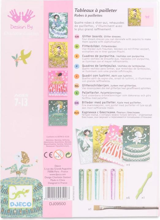 Produktbild Djeco Flitterbilder Glitzerkleid