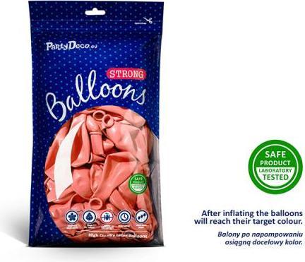 Produktbild Partydeco Luftballons 12cm metalisch Rosegold (100Stk) (100 x)